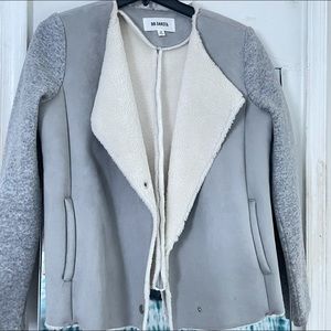 Gray and white jacket